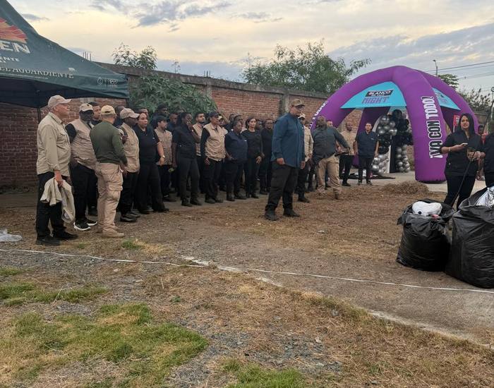 Operativo de seguridad en evento masivo